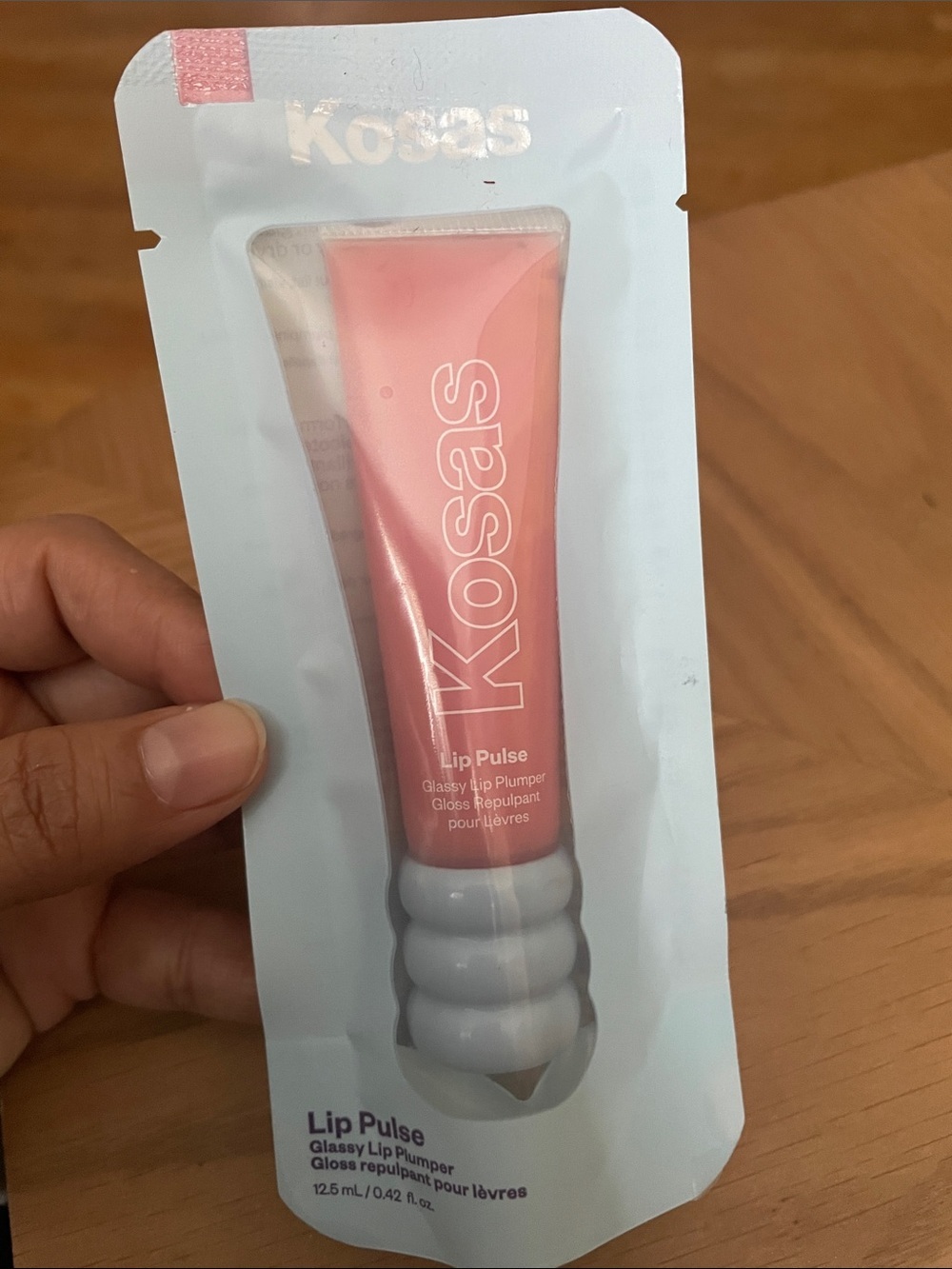 Kosas Glossy Lip Pulse Lip Plumper — Soft Pink